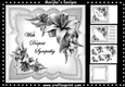Scallop Sympathy Lilies Mini Kit