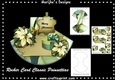 Rocker Card Classic Poinsettias