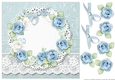 Topper Vintage Roses Blank