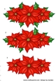 Step By Step Chistmas Poinsettias Vignette
