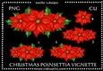 CU Chistmas Poinsettias Vignette