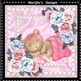 Pearl Frame Cute Birthday Girl Mini Kit
