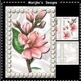 A5 Pearl Frame Magnolias