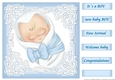 Vintage New baby Boy Blond Hair