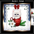 Christmas kitten Mini Kit 7x7