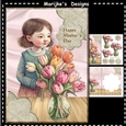 A5 Tulips for Mother mini kit