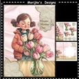 A5 Thank You Tulips for Mother mini kit