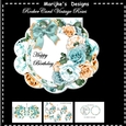 Rocker Card Vintage Roses