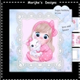 Cute Girl Bunny Mini Kit 7x7