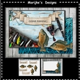 Gone Fishing Male Card Mini Kit DESIGN NR. 2