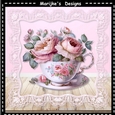 Antique Teacup & Roses Mini Kit