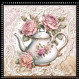Teapot & Roses mini kit