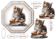 Octagon Vintage Kitten