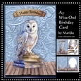 A5 Wise Owl Birthday Card