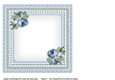 Beautiful Kitten & Vintage Roses Insert