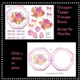 Octagon Vintage Roses Mini Kit