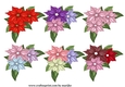 Cut Out Christmas Poinsettias