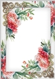 A4 Vintage Roses 4