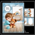A5 Baby Boy Teddie Mini Kit