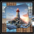 Male Card The Red Lighthouse mini kit