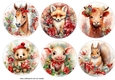 Christmas baby animals
