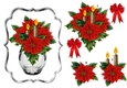 ScallopTopper Poinsettias Bouquet