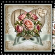 rosesWooden Heart Mini Kit