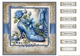 Antique Shoes & Roses Topper
