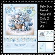 Baby boy basket kit 1 Mini Kit