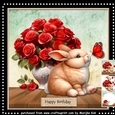 Bunny & Butterfly Red Roses Mini Kit