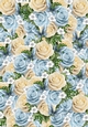 Roses & Butterflies A4 Nr.2