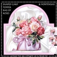 Shaped Card  Topper  Bag Of  Roses & Horetensias Mini Kit