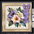 Beautiful Hibiscus In Golden Frame mini Kit