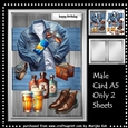 Male Card A5 Mini Kit