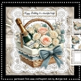 Bubbles and Roses Basket Mini Kit