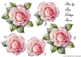 Step by Step Pink Vintage Roses Designer Request