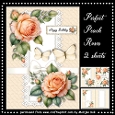 Perfect Peach Roses A5 Mini Kit