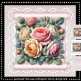 Vintage Scroll & Roses mini Kit