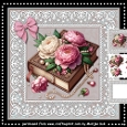 Antique Book & Peonies Mini Kit