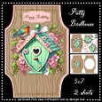 Wooden Sign Pretty Birdhouse Mini Kit