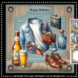 Male Card Happy Father´s Day Mini Kit