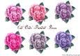 Cut Outs Painted Roses
