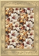 A4 Golden Poinsettias in Antique Frame