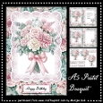 A5 Pastel Roses Bouquet Mini kit