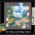 Male card Fishing 7x7 Mini Kit