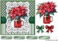 ChristmasPoinsettia in Vase Quick Card