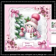 Cute PinkSnow Girl Mini Kit