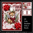 A5 Cute reindeer Mini Kit