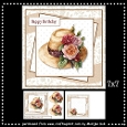 7X7 Roses Summer Hat Mini Kit