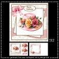 7X7 Roses Summer With Bow Hat Mini Kit